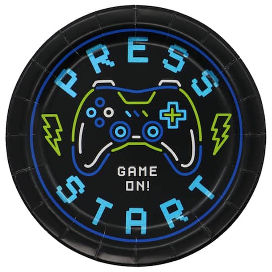 7" Gamer Snack Plates, 8ct. by Celebrate It™